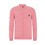 Zip-Up Sweater // Pink (S)
