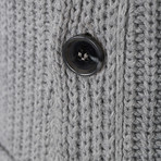 Shawl Collar Cardigan // Grey (M)