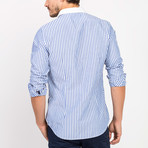 Stripe Shirt // Sax (XL)