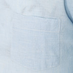 Linen Weave Shirt // Blue (L)