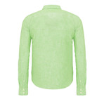Linen Weave Shirt // Light Green (S)