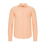 Linen Weave Shirt // Orange (2XL)