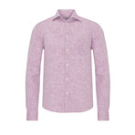Linen Weave Shirt // Purple (2XL)