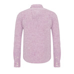 Linen Weave Shirt // Purple (XL)