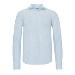 Stripe Weave Shirt // Blue (L)