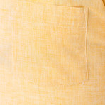 Linen Weave Shirt // Yellow (2XL)