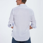 Contrast Trimmed Shirt // White (3XL)