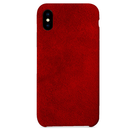 Suede iPhone Case // Red (iPhone 7/8)