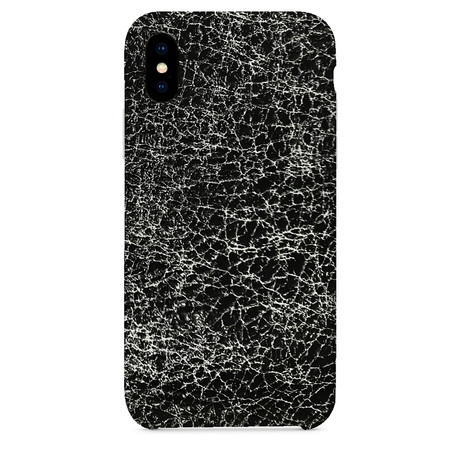 Cracked Leather iPhone Case // Black (iPhone 7/8)