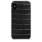Genuine Crocodile iPhone Case // Black (iPhone 7/8)