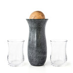 Soapstone Whiskey Decanter Set