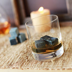 Whiskey Tumbler Set + Set of 4 Whiskey Rocks