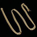 Thick Miami Cuban Chain Necklace (24"L)