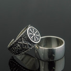 Helm of Awe + Hail Odin Runes Ring (7)