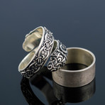 Ouroboros Silver Ring (9.5)