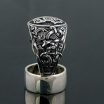Mammen Ornament + Sleipnir Ring // Silver (10.5)