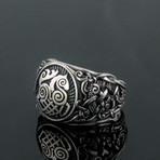 Mammen Ornament + Sleipnir Ring // Silver (13)
