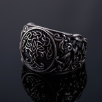 Mammen Ornament + Yggdrasil Ring // Silver (13)