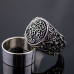 Mammen Ornament + Yggdrasil Ring // Silver (11)