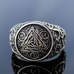 Urnes Ornament + Valknut Ring (8)
