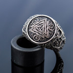 Urnes Ornament + Valknut Ring (14)