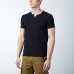 V-Notch T-Shirt // Black (3XL)