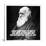 Charles Darwin Quote // Unknown Artist (18"W x 18"H x 0.75"D)