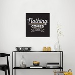 Nothing Comes Easy IV // 5by5collective (18"W x 18"H x 0.75"D)