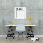 Think. // Florent Bodart (18"W x 18"H x 0.75"D)