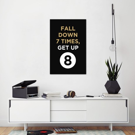 Fall Down, Get Up // GraphINC (26"W x 18"H x 0.75"D)