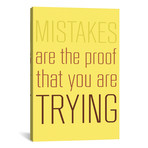 Mistakes Are The Proof // GraphINC (26"W x 18"H x 0.75"D)