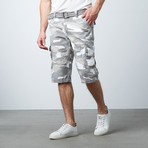 Gem Shorts // White Camo (38)