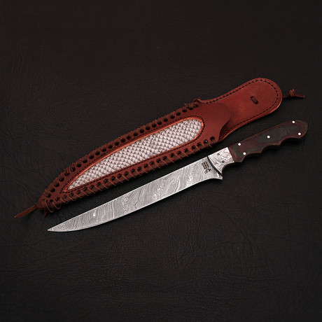 Damascus Fillet Knife // 9194
