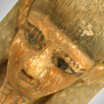 Ancient Egyptian Authentic Funerary Mask // Museum Display