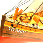 Titanic // Handcrafted Boat // Museum Display