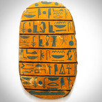 Ancient Egyptian Authentic Plaster Heart Scarab // Museum Display