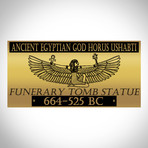 Ancient Egyptian Authentic Xl Carved God Horus Tomb Statue // Museum Display