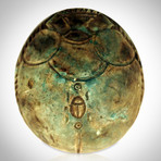 Ancient Egyptian Authentic Limestone Heart Scarab // Museum Display