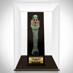 Ancient Egyptian Authentic Large Blue Glazed Tomb Statue // Museum Display