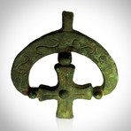 Ancient Viking Authentic Lunar Cross Amulet // Museum Display