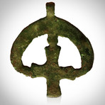 Ancient Viking Authentic Lunar Cross Amulet // Museum Display