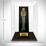 Ancient Egyptian Authentic Large Blue Glazed Tomb Statue // Museum Display