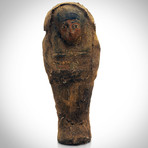 Ancient Egyptian Authentic Terracotta Tomb Statue // Museum Display