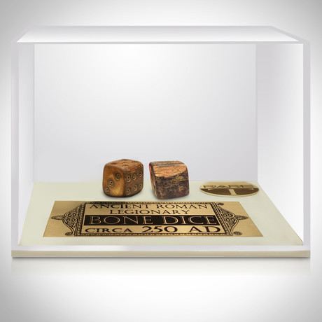 Ancient Roman Authentic Bone Dice // Museum Display