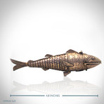 Antique Egyptian Fish // Judalca Silver Spice Box