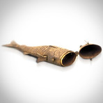 Antique Egyptian Fish // Judalca Silver Spice Box