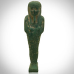 Ancient Egyptian Authentic Blue Glazed Tomb Statue // Museum Display