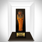 Ancient Egyptian Authentic Painted Wood Tomb Statue // Museum Display