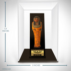 Ancient Egyptian Authentic Painted Wood Tomb Statue // Museum Display