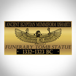 Ancient Egyptian Authentic Painted Wood Tomb Statue // Museum Display